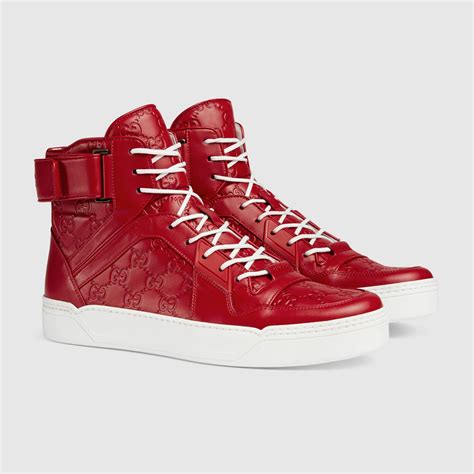 gucci hi tops|gucci signature high top sneaker.